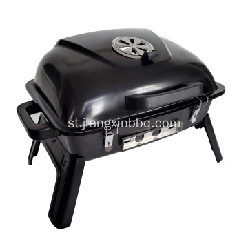 Portable BBQ Barbecue Picnic Grill e nang le Maoto a Menahaneng